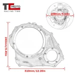 2017-2021 GSXR1000 GSXR1000R GSXR 1000 Clear Clutch Cover Protector Guard for Suzuki GSXR GSX-R 1000 1000R GSX R1000 2019 2020 - Image 6
