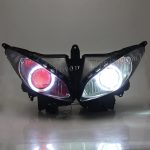 Moto Accessory Head Lamp Custom Red Angel Eyes LED Headlight Fit for Yamaha FZ6S 2003-2009 Front Head Lamp Headlight Assembly - Image 5