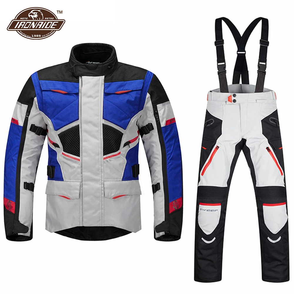 SWEEP-Motorcycle-Jacket-Pants-Waterproof-Motocross-Jacket-Racing-Motorcycle-Rally-Suit-Moto-Jacket-Cold-proof-Chaqueta.webp SWEEP Motorcycle Jacket Pants Waterproof Motocross Jacket Racing Motorcycle Rally Suit Moto Jacket Cold-proof Chaqueta Moto - Image 1
