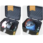 Universal 48L Motorcycle Rear Top Case ABS Plastic Moto Luggage Storage Tail Box Waterproof Motorcycle Trunk Key Lock Tool Box - Image 4